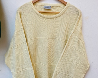 Vintage Pullover, Grösse M