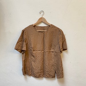 Vintage Silk Blouse, Size M