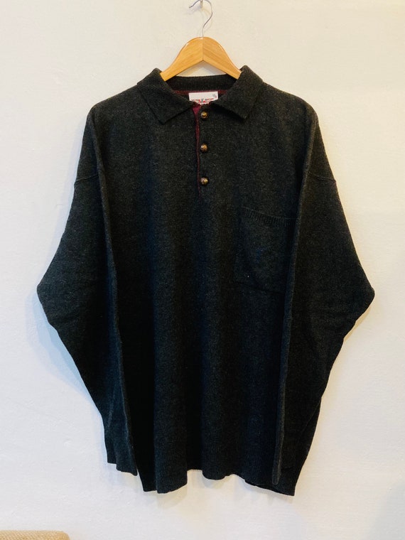 Vintage Pullover, reine Wolle, Größe XL