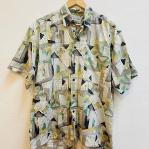 Vintage Hemd, Viskose, Größe M/L