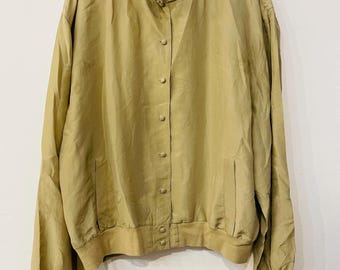 Vintage Ecru Silk Shirt - Etsy