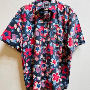 Vintage Baumwoll Hemd,Grösse M/L