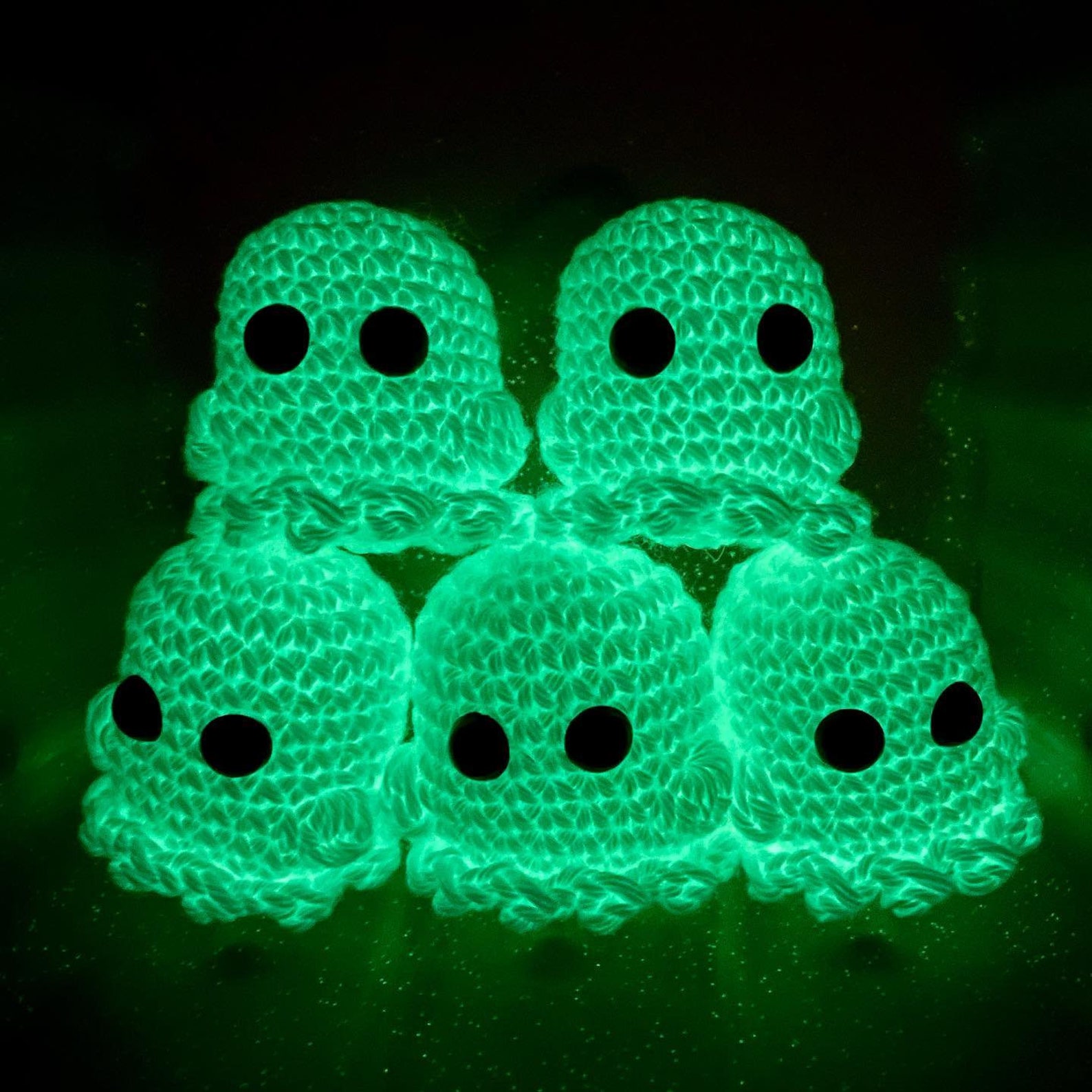 Glow in the Dark Crochet Ghost Glowing Ghost Crochet Etsy