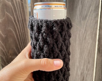 Crochet Slim Can Koozie Pattern | Slim Can Cooler Cozy, DIY Handmade Koozie