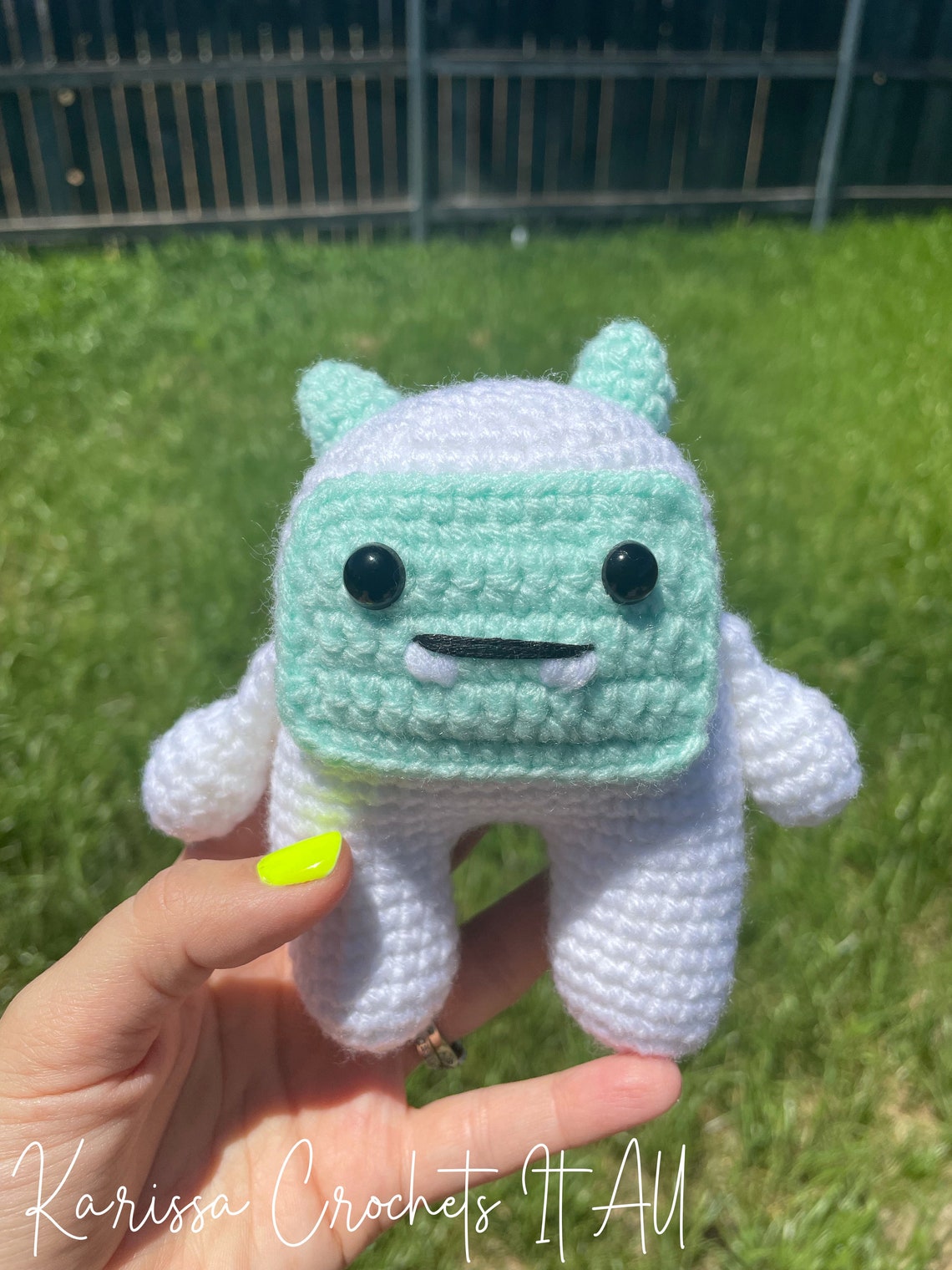 Yippee Yeti Crochet Pattern Amigurumi Monster Plush Etsy