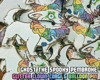 Ghost's Glitter Clown Costume