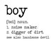 Boy Definition, Nursery or Playroom Printable - INSTANT DOWNLOAD, 8x10 ...