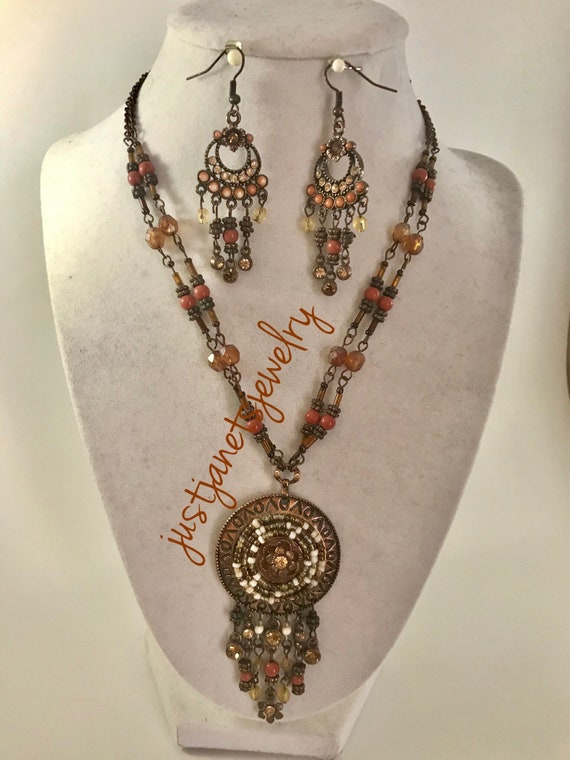 vintage bronze metal Gem