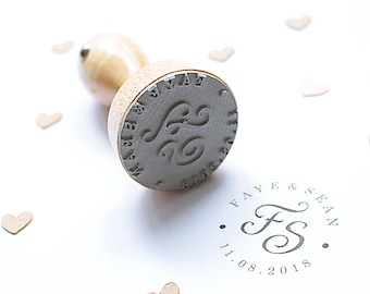 CUSTOM Wedding / Save The Date Stamp / Personalised Rubber Stamp / Name and date stamp / Card stamp / Tags stamp / Invitations Stamp