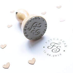 AANGEPASTE bruiloft / Save The Date-stempel / Gepersonaliseerde rubberstempel / Naam en datumstempel / Kaartstempel / Tags-stempel / Stempel uitnodigingen