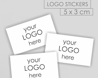 LOGO stickers / TEXT stickers / Personalised /  Custom / Personalised Stickers / Sticky Labels / Business Stickers / Branding Labels