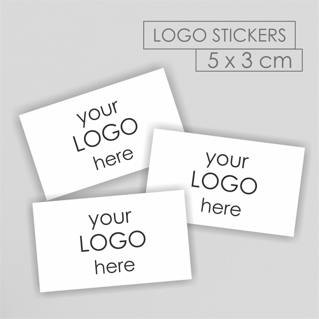 LOGO Stickers / TEXT Stickers / Personalised / Custom / Personalised Stickers / Sticky Labels