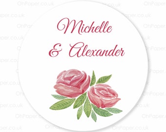 PERSONALISED wedding stickers / Favours stickers / YOUR TEXT stickers / Custom Labels / Sticky Labels / Wedding / Save the Date /