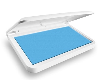 BABY BLUE ink pad - ink pads for stamping - decorative ink pad - calm blue MAKE 1 by Colop