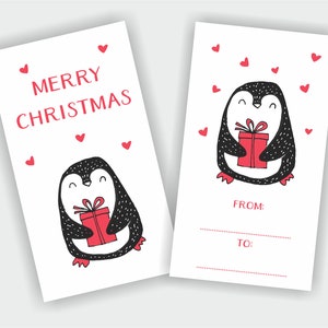Printable CHRISTMAS gift tags. TAGS, Tag, Label, Instant Download, Digital tags