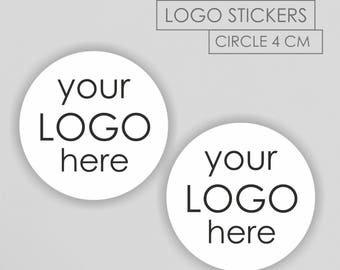 LOGO or TEXT stickers / Custom Labels /  Personalised Stickers / Personaized Sticky Labels /  Business Stickers / Branding Labels