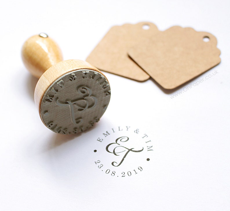 CUSTOM Wedding / Save the Date Stamp / Personalised Rubber Etsy UK
