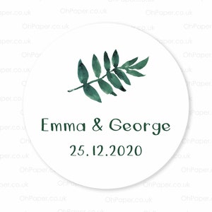 Wedding stickers PERSONALISED Favours stickers / PERSONALIZED your own text stickers / Custom Labels / Wedding / Save the Date /
