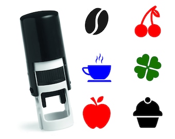 Loyalty Card Stamp / Reward stamp / Tiny stamp/ Selfinking Stamp / Mini Stamp / Points stamp / automatic stamp 12 mm / Pocket stamp