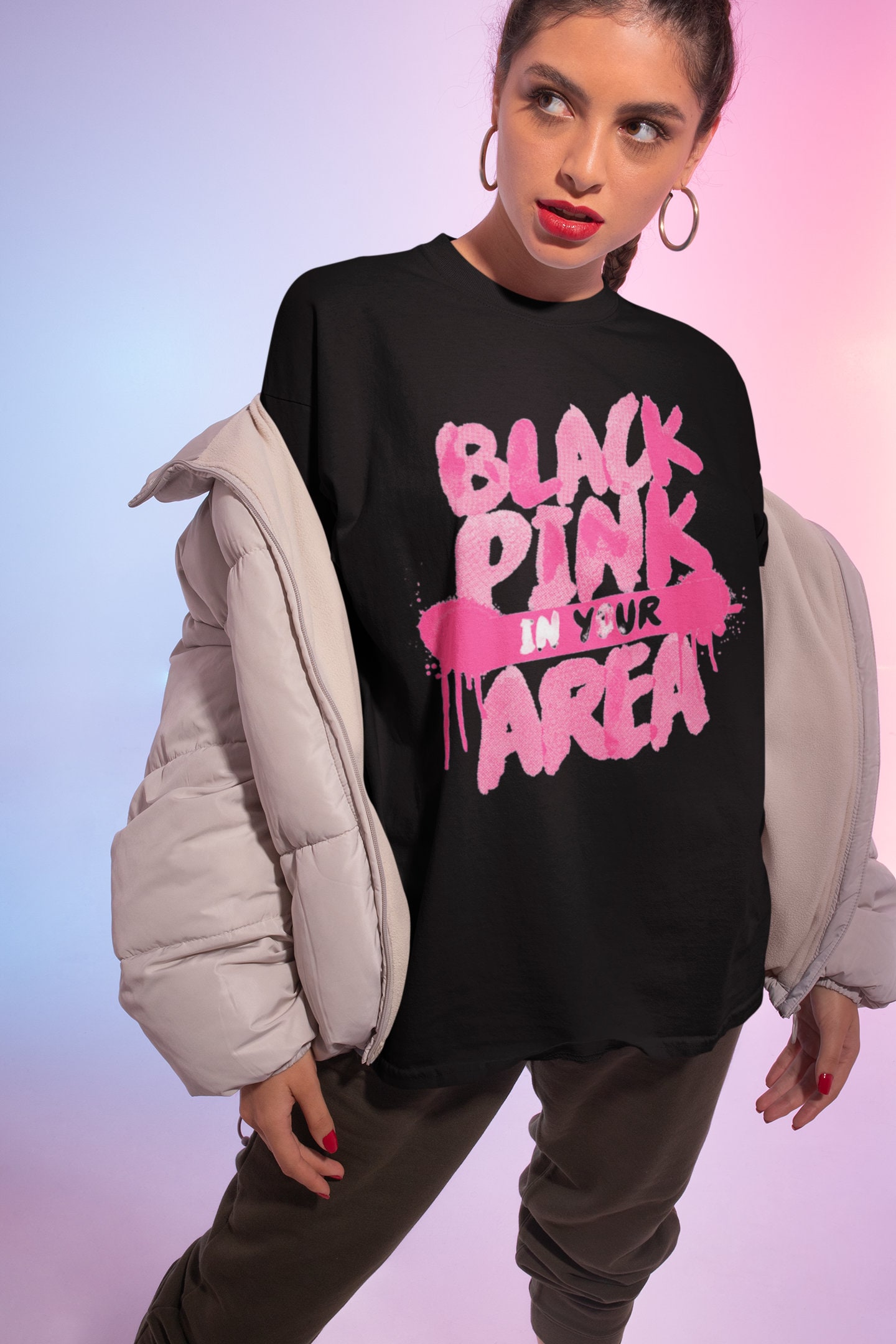 Discover Camiseta Blackpink Tour Mundial Born Pink Concierto 2022 Vintage para Hombre Mujer