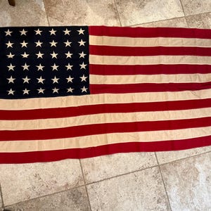 Vintage 48 Star Us Flag - Etsy