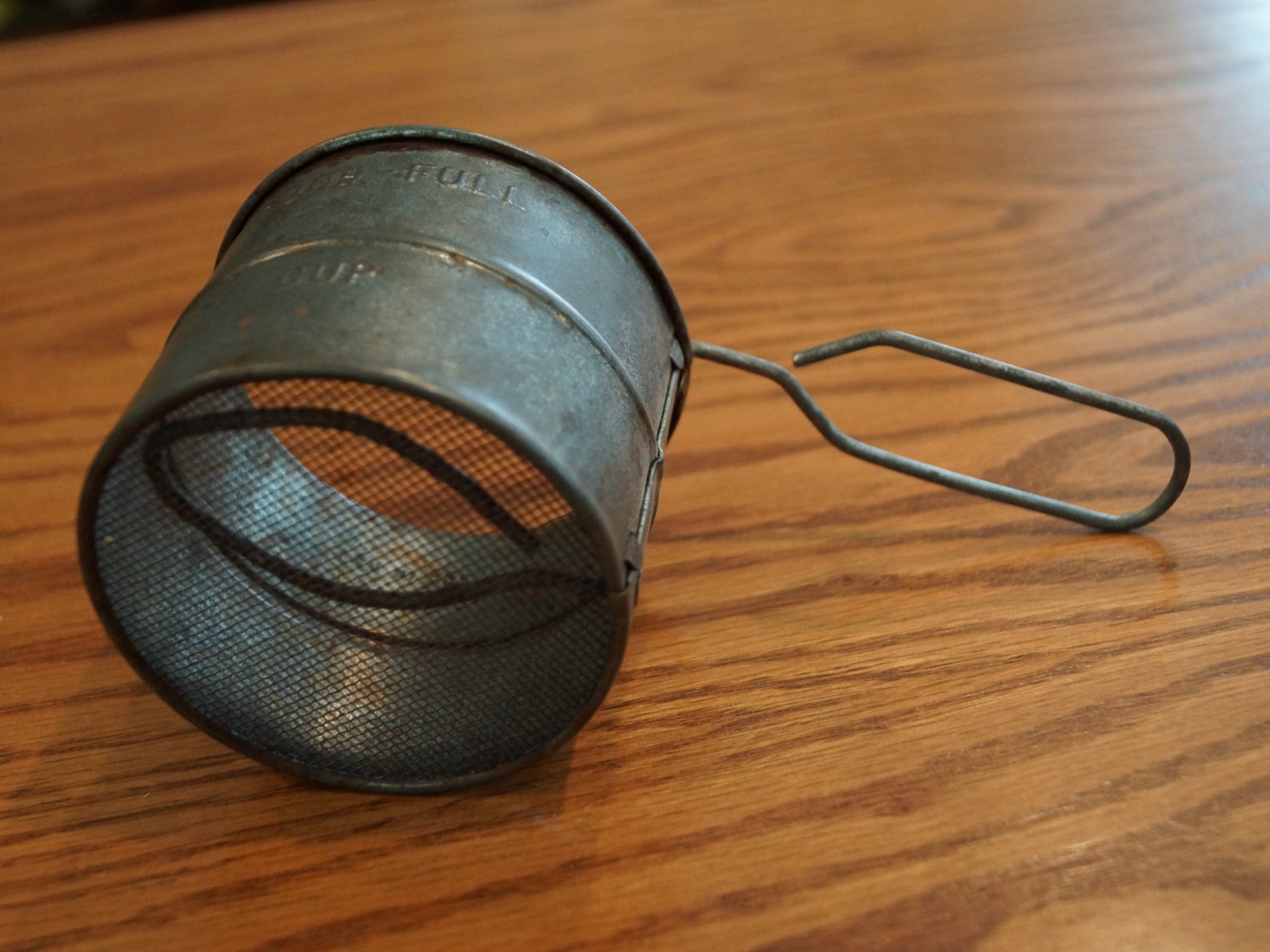 Vintage 2 Cup Hand Held Flour SifterGreat Display Item Etsy