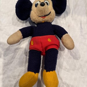 Vintage Mickey Mouse Plush Doll by California Stuffed Toys 12 Inches image 2