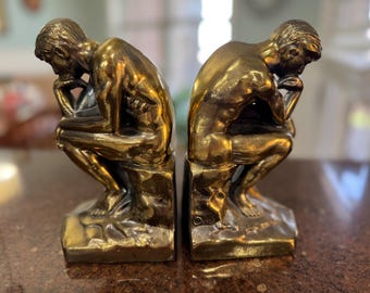Rodin’s The Thinker Bookends