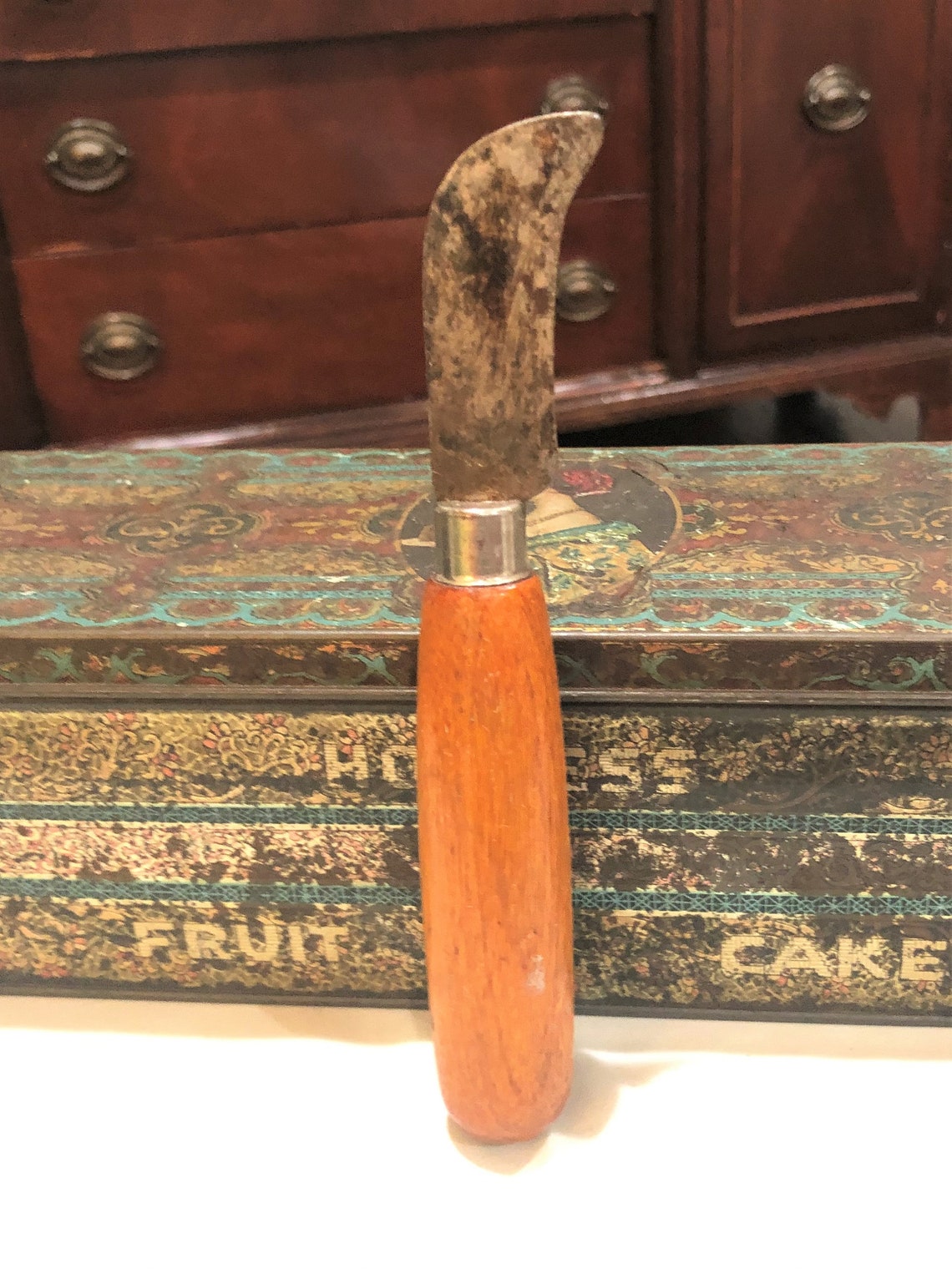 Vintage Utility Carpet Linoleum Hawkbill Cutter Knife w/Wood Etsy