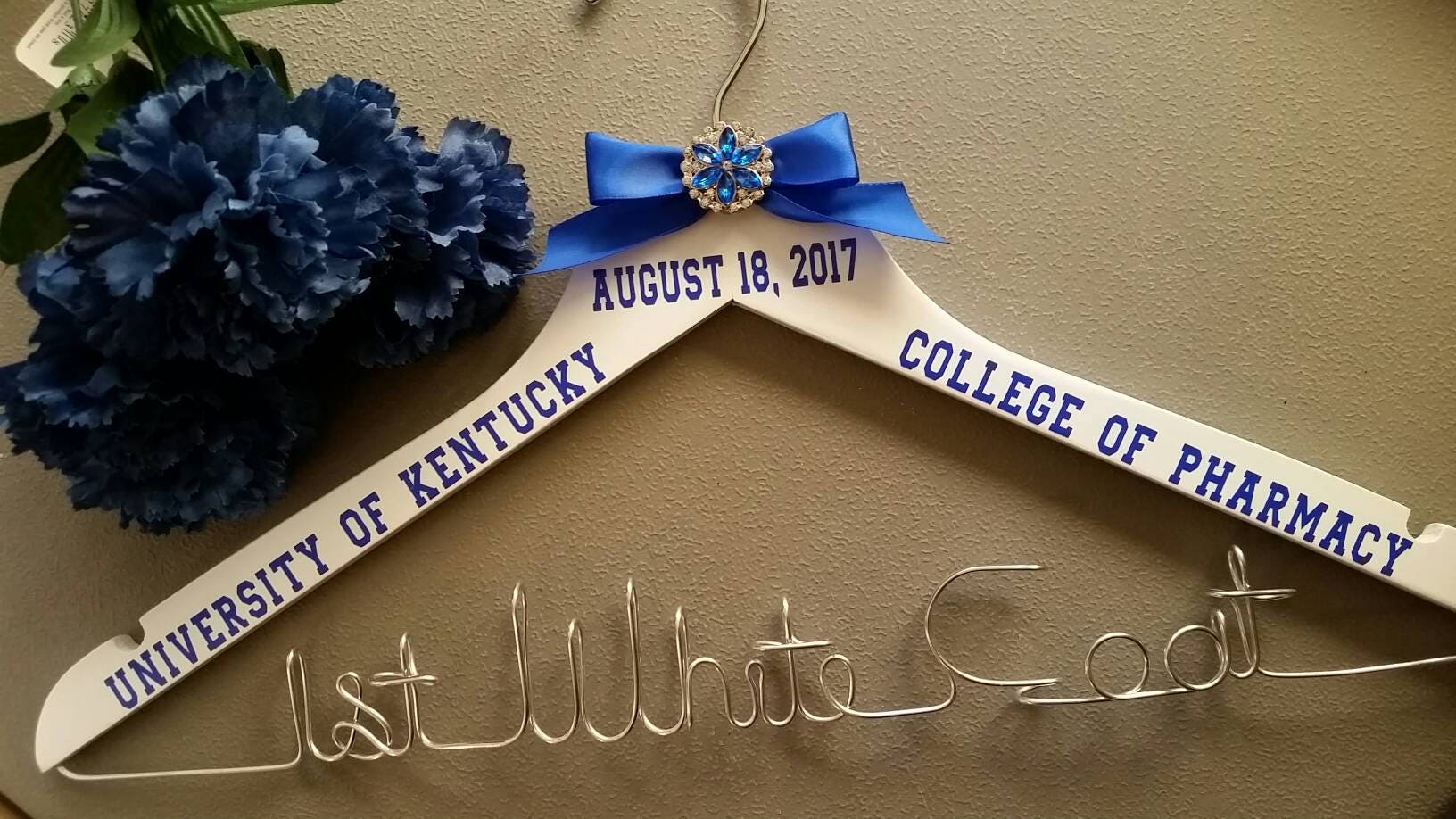 Personalized Hanger White Coat Ceremony First White Coat PA Etsy