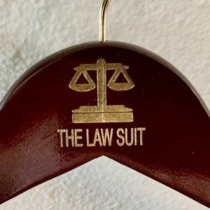 Lawyer Hanger, New Graduate or The Soon to Be Lawyer, Attorney Gift - Lawyer Gift - Legal Law Gift