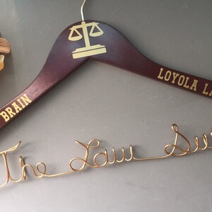 Personalized Attorney/Lawyer Hanger,New Graduate, Great Gift for the Graduating Attorney/Lawyer