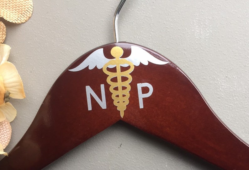 1st White Coat Personalized Nurse Practitioner Hanger New Etsy