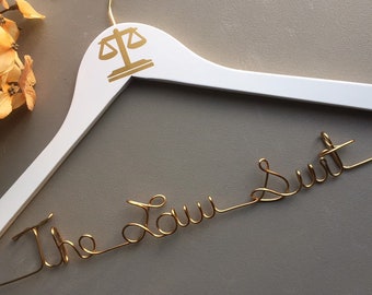 Lawyer Hanger, New Graduate or The Soon to Be Lawyer, Attorney Gift - Lawyer Gift - Legal Law Gift