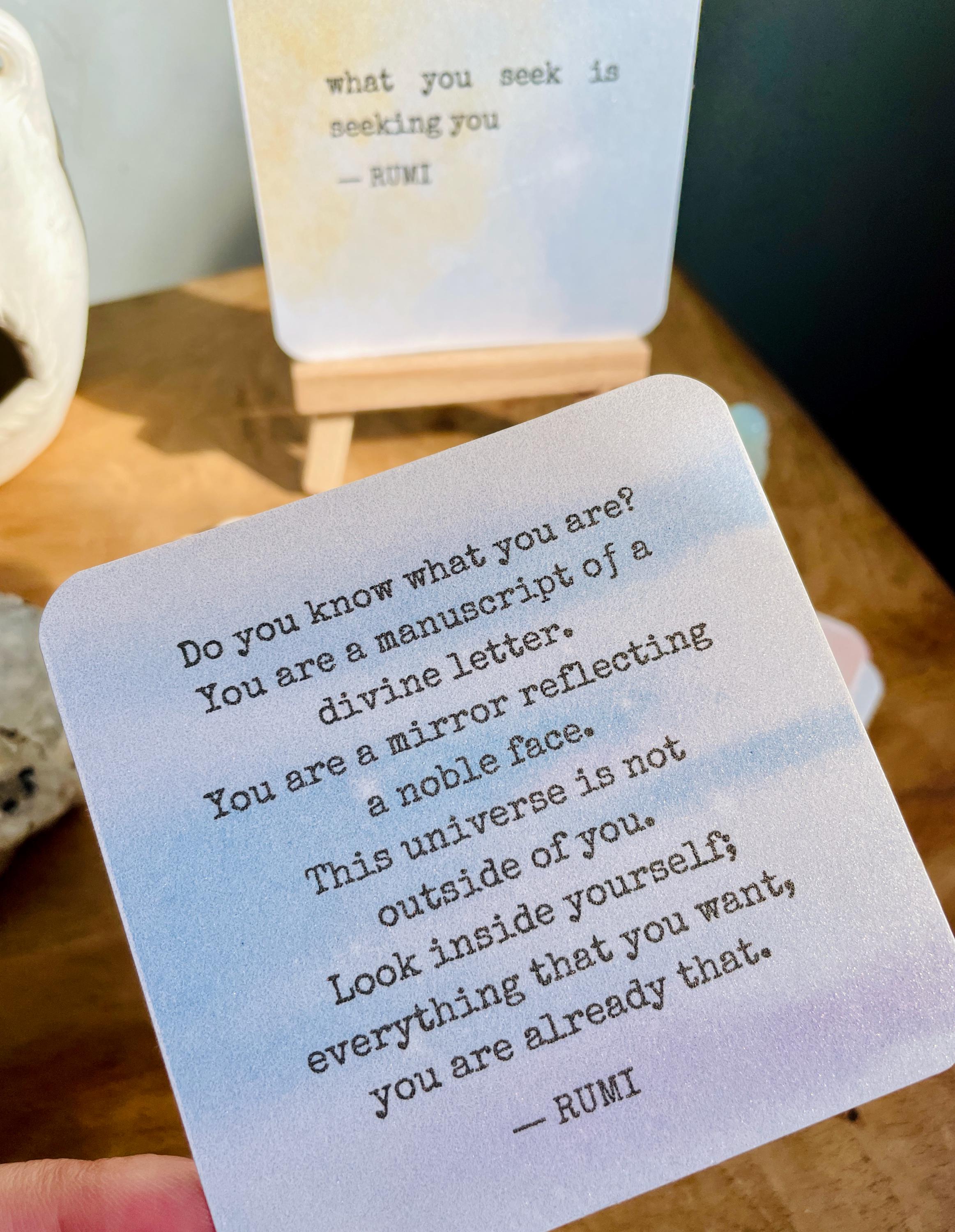 Rumi Card - Etsy Hong Kong