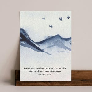 Carl Jung Quote, Art Print, Psychology Print, Counselor Print, Wall Art, Magic art, Nursery art, Jung, Mystic Print, Quote Print, Jungian