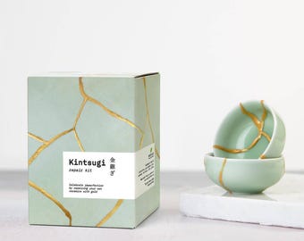 Kintsugi Repair Kit Restore Ceramics With Gold Powder
