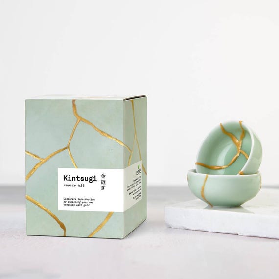 Kintsugi Repair Kit Restore Ceramics With Gold Powder