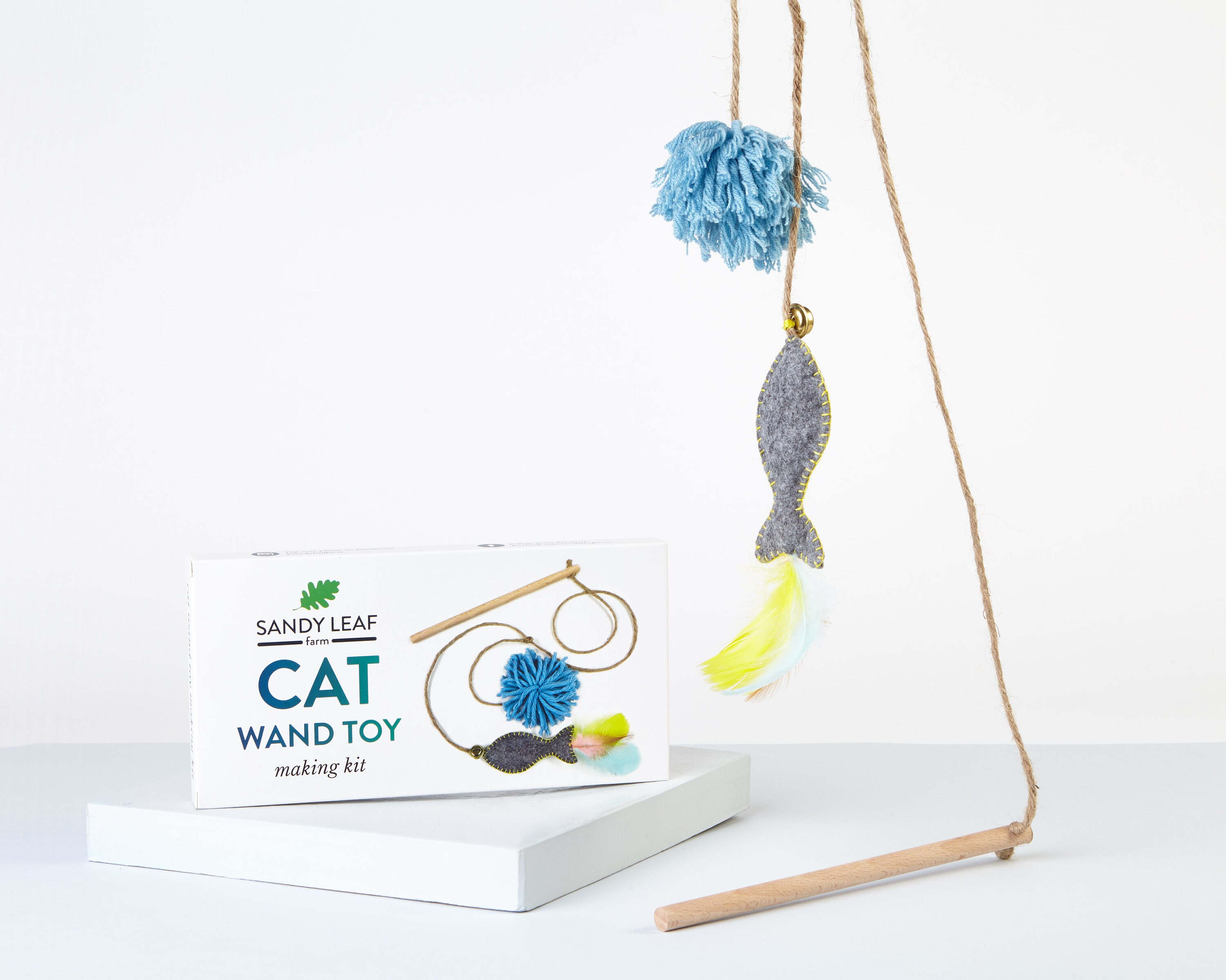 Cat Wand Toy Making Kit make the perfect toy for your cat Etsy