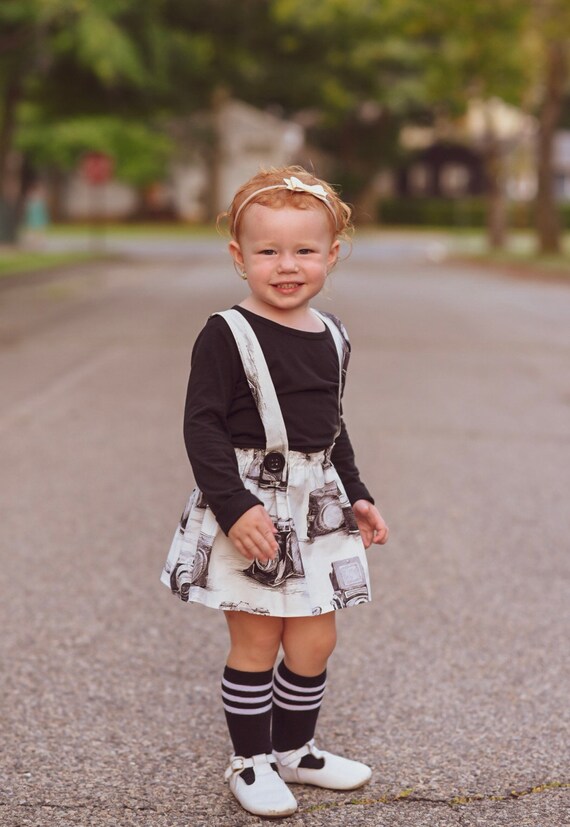 suspender skirt baby girl