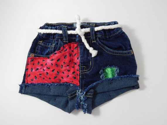 baby blue jean shorts