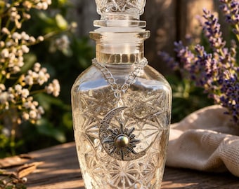 Glass Moon Water Vessel: Crystal Top