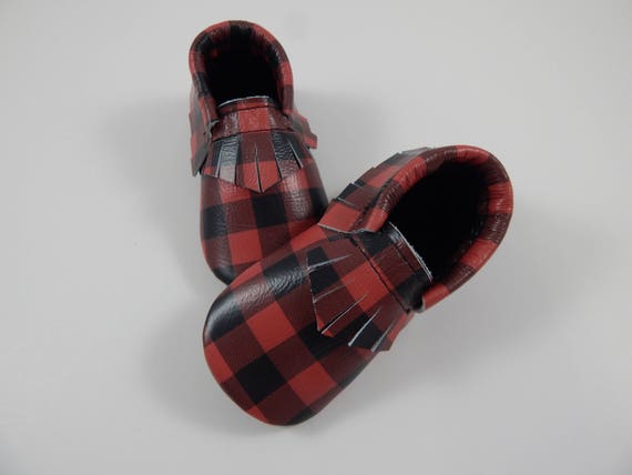 buffalo plaid moccasins