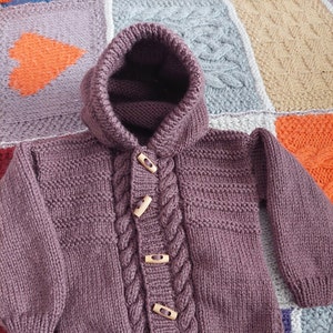 Aran Hand knitting Jacket