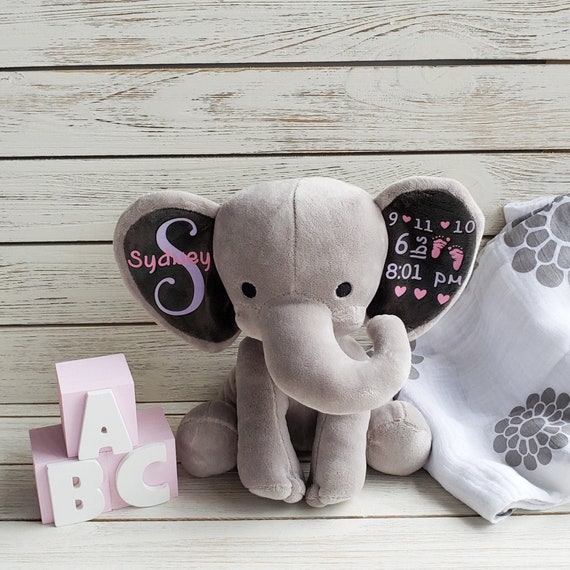 Birth Announcement Plush Personalized Gift