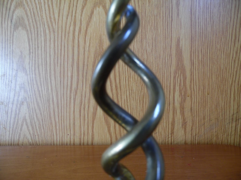 Brass Spiral Candle Holders Set of Spiral Candlestick Etsy