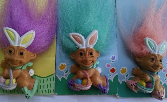 5/" Russ Troll Doll BUNNY EASTER WACKY WABBIT RABBIT NEW IN ORIGINAL BAG