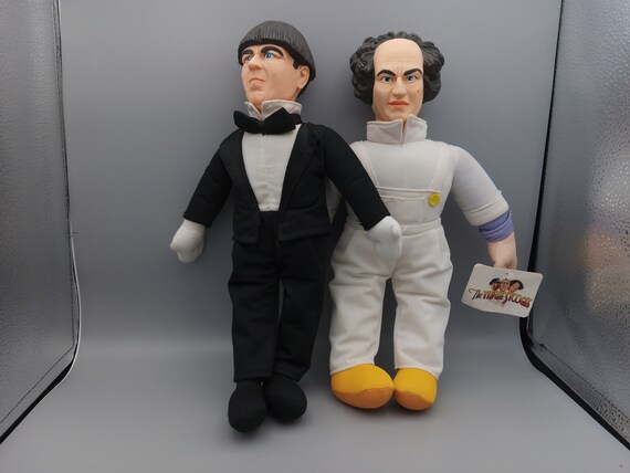 Vintage 3 Stooges Dolls Larry or Moe Soft Body and Hard Plastic
