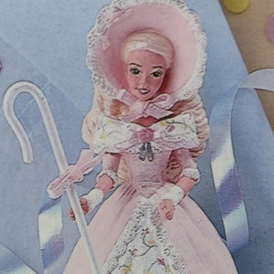 Vintage Hallmark Barbie as Little Bo Peep Keepsake Ornament New Old Stock