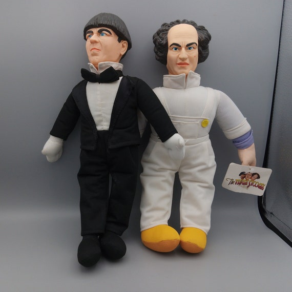Vintage 3 Stooges Dolls Larry or Moe Soft Body and Hard Plastic